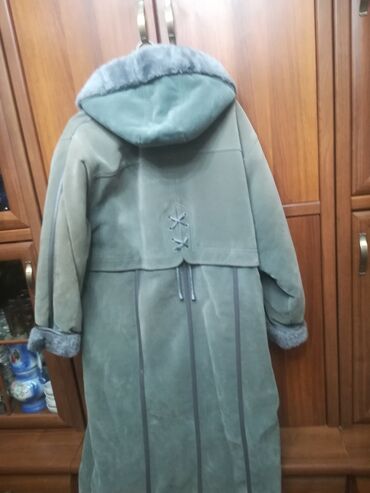 продам дубленку женскую б у: Шуба, 3XL (EU 46)