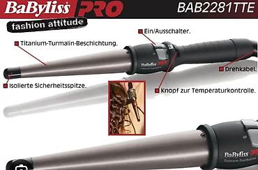 Техника и электроника: Плойка для завивки Babyliss, 1 - 25 °C, Б/у, Самовывоз — 5