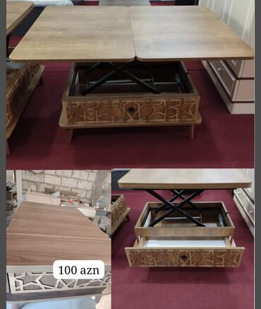 xacmaz mebel: Masa transformer 100 azn. Tezedi işlənməyib. Cuzi batigi var ona gore