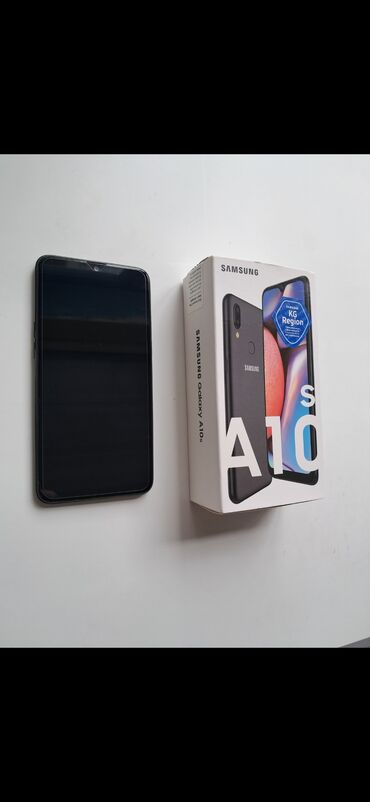 телефон самсунг с: Samsung A10s, Б/у, цвет - Черный, 2 SIM