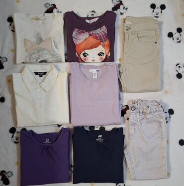 new yorker kosulje: Bundle: Shirts, T-shirts, Pants, For girls, age: 5-6 years