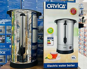 Mətbəx texnikası: Samovar 40 ltr Yeni model ORVİCA samovar 40lt hecmde . 3500w güc — 1