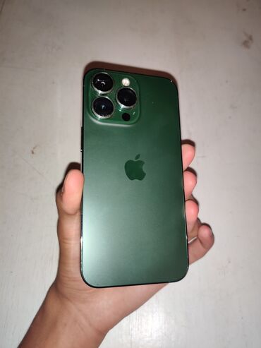 ipod touch 4 купить: IPhone 13 Pro, Колдонулган, 256 ГБ, Alpine Green, Заряддоочу түзүлүш, Каптама, 87 %