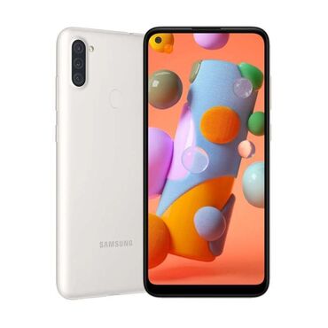 хонор 7 а: Samsung Galaxy A11, Колдонулган, 32 GB, түсү - Ак, 2 SIM