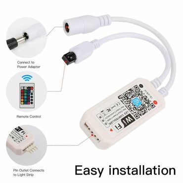 Aksesoari za TV i video: Wifi Smart Led Kontroler RGB + Daljinski WiFi kontroler služi za — 2