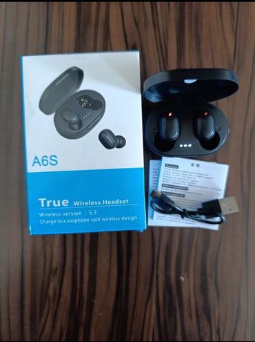 Qulaqcıqlar: Simsiz (Bluetooth) Qulaqcıqlar, rəng - Qara