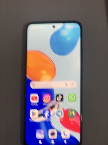 китайские айфоны цена: Redmi, Redmi Note 11, Колдонулган, 128 ГБ, түсү - Көк, 2 SIM