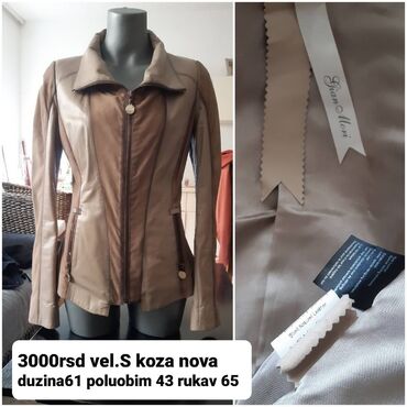 kožne jakne novi sad: Nova kozna jakna kupljena u Turskoj nikad nosena. Stoji na ofingeru pa