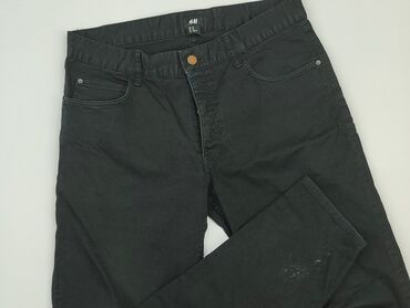 dzinsowe joggery damskie: Jeans, H&M, XL (EU 42), condition - Good