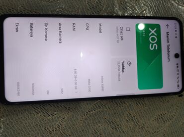 kiridit telefonlar: Infinix HOT 50, 256 GB