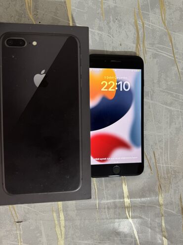 Apple iPhone: IPhone 8 Plus, 64 GB, Space Gray, Barmaq izi