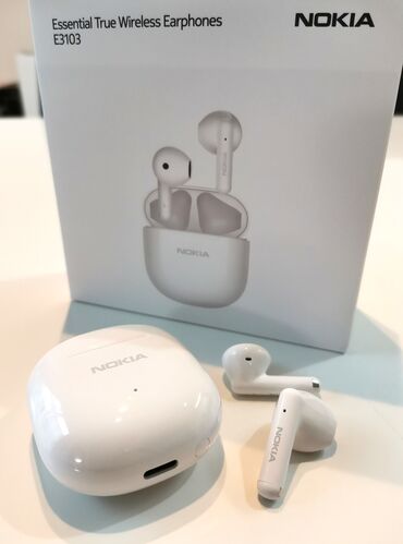 нокиа 6700 купить: Nokia e3103 essential true wireless earphones white, uzunmüddətli