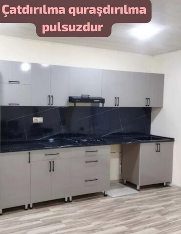 metbext mebel: YENİ Mətbəx Mebeli 570₼ Ölçü 3metr Çatdırılma Quraşdırılma pulsuz Rəng