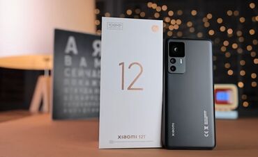 ми ош: Xiaomi, 12T, Б/у, 128 ГБ, цвет - Черный, 2 SIM