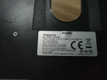 Robot usisivači: KOENICRobot Vacuum Cleaner KRVC 14820 WD Malo koriscen — 13