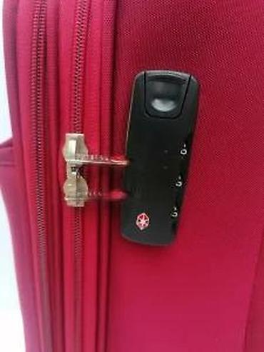 Putni koferi i torbe: Set kofera za putovanje – 3 komada, crvena boja - Brend: Reddy Wengie — 25