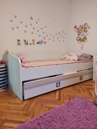 Kreveti za decu: Unisex, bоја - Bela, Upotrebljenо