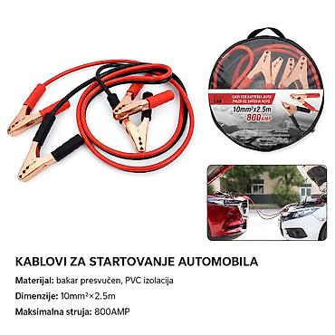 Auto alati: KMT Stezaljka za akumulator automobila crvena i crna žica 2000752-A — 1