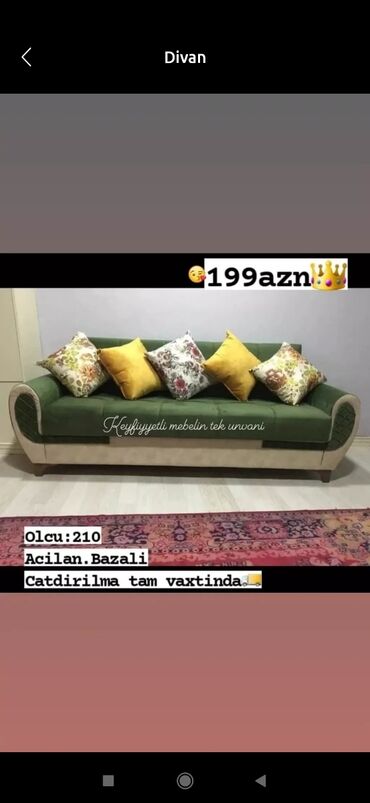 Divan və kreslo dəstləri: Yeni, Klassik divan, 2 kreslo, Bazalı, Açılan -da lalafo.az — 9 Divan və kreslo dəstləri: Yeni, Klassik divan, 2 kreslo, Bazalı, Açılan — 9