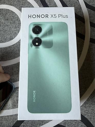 telfon honor: Honor X5b Plus, 64 GB, rəng - Yaşıl, Face ID, Barmaq izi — 2