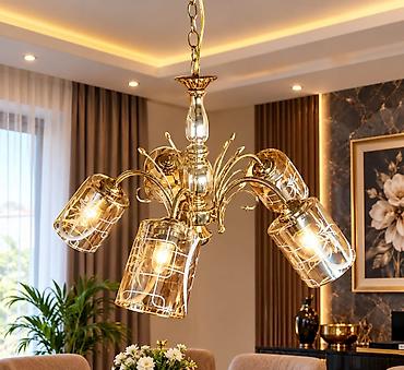 Çilçıraqlar: Çılçıraq, 5 lampa, Metal — 2