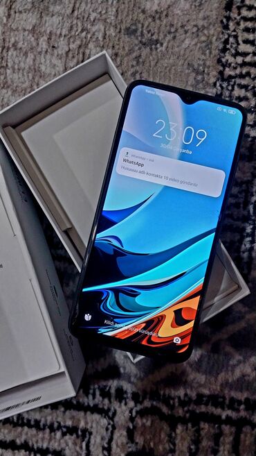 Xiaomi: Xiaomi Redmi 9T, 128 GB, rəng - Boz, 
 Barmaq izi