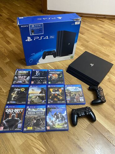 PS4 (Sony PlayStation 4): PlayStation 4 pro 1 tb
Ps 4 pro
10 игр2 джойстика