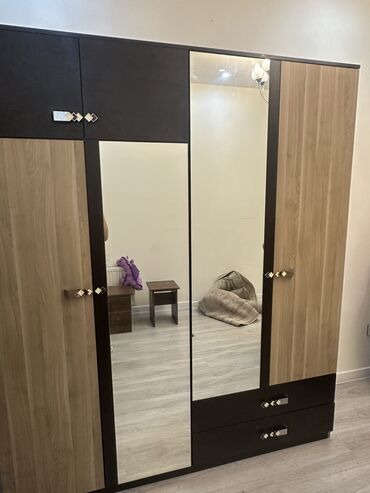 Otaq bitkiləri: İşlənmiş, Açılan, 4 qapılı Düz dolab, Qarderob, paltar dolabı, Azərbaycan