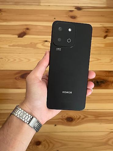 ucuz iphone telefonlar: Honor X7c, 128 GB, rəng - Qara, Zəmanət, Barmaq izi, İki sim kartlı — 1