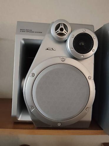 центр калонка: Музыкальный центр Aiwa с акустикой 3‑полосного типа (Bass Reflex) — 3