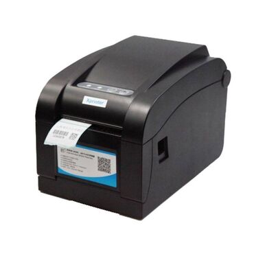 Принтеры: Xprinter XP-350B: Черный принтер для печати штрих-кодов и чеков