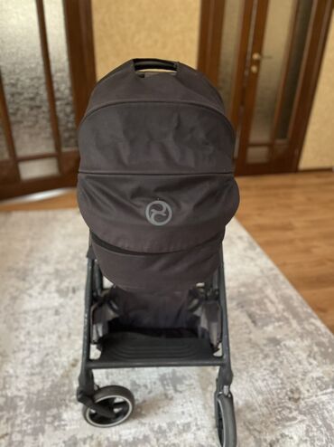 Коляски: Коляска, цвет - Черный, Б/у — 10