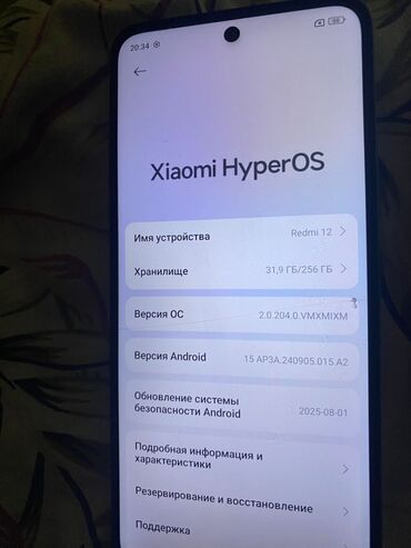 игры на пс4: Redmi, Redmi 12, Колдонулган, 256 ГБ, түсү - Көгүлтүр, 2 SIM