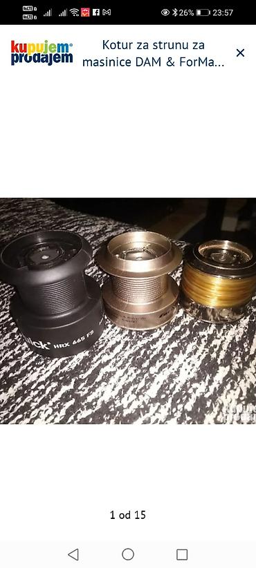 Lov i ribolov: Rezervni koturovi (špulne) za mašinice za pecanje - Modeli/oznake — 1