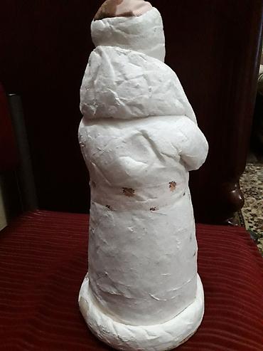 Антиквариат: Советская винтажная новогодняя игрушка Деда Мороза из ваты и — 4
