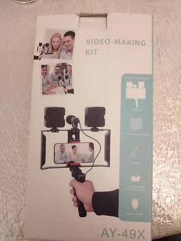 hot 40: Video-Making Kit AY-49X – canlı yayım və mobil çəkiliş üçün tam set — 1