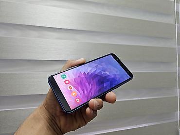 note 2: Samsung Galaxy J6, Б/у, 32 ГБ, цвет - Синий, 2 SIM — 1