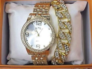 Ručni satovi: Elegantni setovi ručnih satova sa narukvicama - Komplet sadrži: ručni — 10