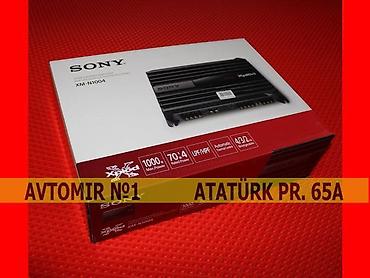 electro moto: "sony 1004" səsgücləndirici bundan başqa hər növ avtomobi̇l — 1