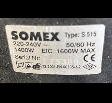 Tozsovuran avadanlığı: Somex Type S 515 – Sənaye Təyinatlı Tozsoran (1600W) Güclü mühərrikə — 2