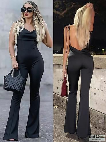 Kombinezoni: 💫Ženski elegantni kombinezon - Model: uski kroj sa zvonastim — 4