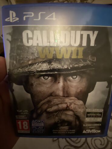 Oyun diskləri və kartricləri: CodWWII ps4 ideal veziyetde