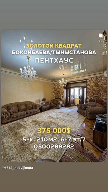 загородный дом: 5 и более комнат, 210 м², Элитка, 6 этаж, Старый ремонт