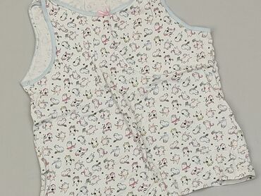 biały podkoszulek chłopięcy: A-shirt, 5-6 years, 110-116 cm, condition - Good