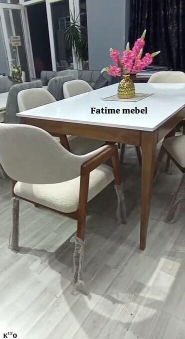 islenmis metbex divanlari: Qonaq otağı üçün, Yeni, Dördbucaq masa, 6 stul