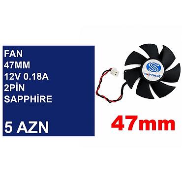 Soyutma sistemləri: Kulerlər/Fanlar/Breketlər ⭐Fan 36mm 12v 2pin - 5 AZN ⭐Fan 45mm 12v — 14