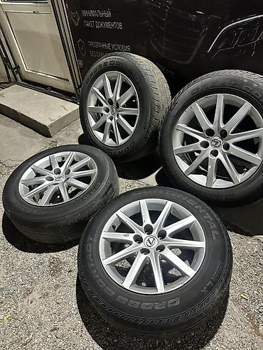 Колеса в сборе 225 / 65 / R 17, Всесезонная, Б/у, Комплект, Легковые, Литые, отверстий - 5