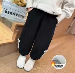 спортивка детская: Жынсылар жана шымдар, түсү - Кара, Жаңы