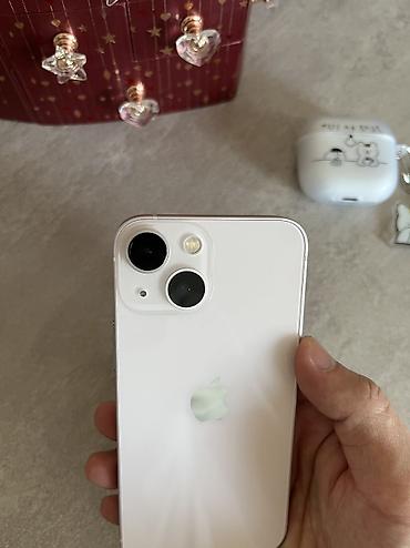 Apple iPhone: IPhone 13 mini, Б/у, 128 ГБ, Розовый, Защитное стекло, Кабель, 77 % — 11