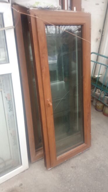 Plastik pəncərələr: İşlənmiş İkiqat şüşə paketi Plastik pəncərə, Еni: 44 sm, Uzunluğu: 43 sm — 9